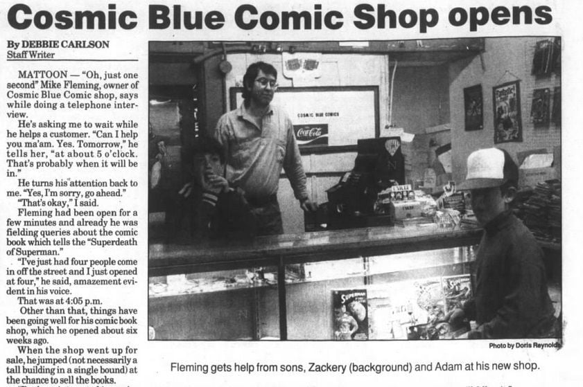 Cosmic Blue Comics
